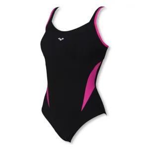 WOMEN'S AGATE STRAP BACK ONE PIECE - BLACK