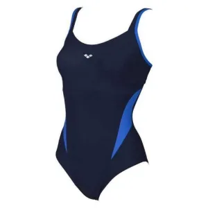 WOMEN'S AGATE STRAP BACK ONE PIECE - NAVY