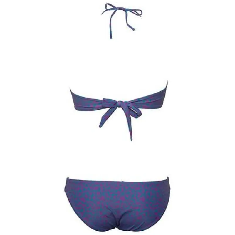 WOMEN'S ALLOVER BANDEAU BIKINI - MARTINICA/MULTI