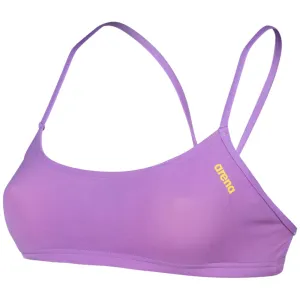 WOMEN'S BANDEAU PLAY BIKINI TOP - LAVANDA/YELLOW STAR