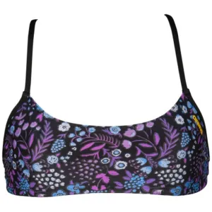 WOMEN'S BANDEAU PLAY BIKINI TOP - MULTI/BLACK