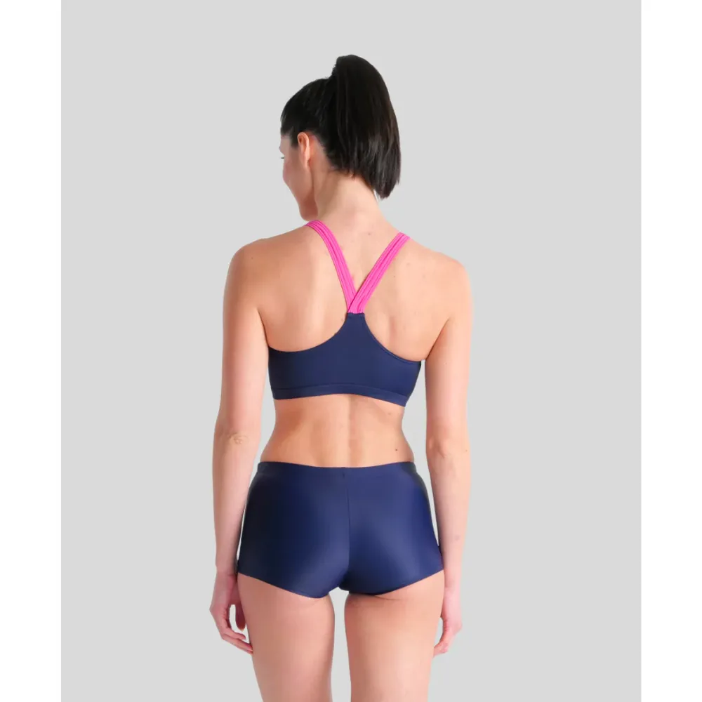 WOMEN'S BIKINI ENERGY BACK GRAPHIC - NAVY/FREAK ROSE