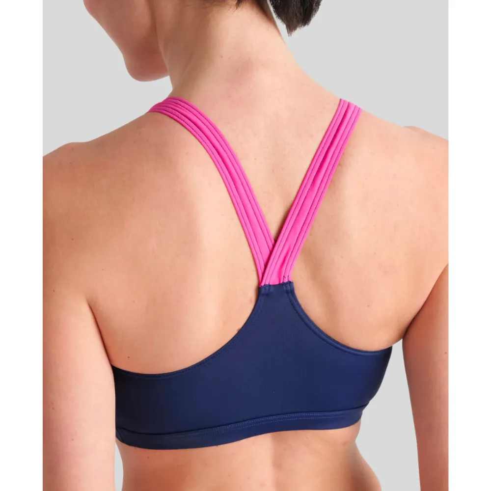 WOMEN'S BIKINI ENERGY BACK GRAPHIC - NAVY/FREAK ROSE