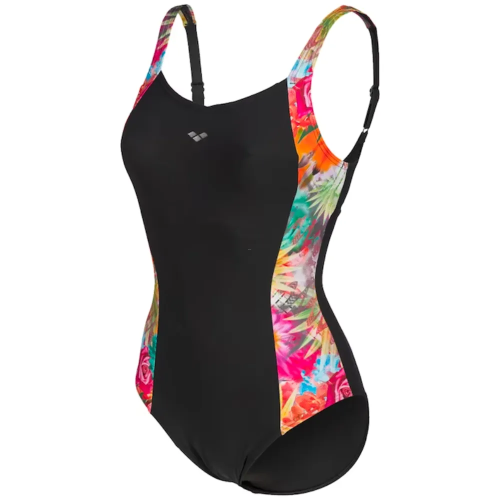 WOMEN'S BODYLIFT SWIMSUIT PAOLA WING BACK C CUP - NIGHT GREY/WHITE MULTI