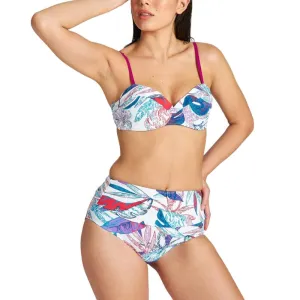 WOMEN'S CECILIA BODYLIFT BIKINI C-CUP - WHITE MULTI/GRAPE VIOLET