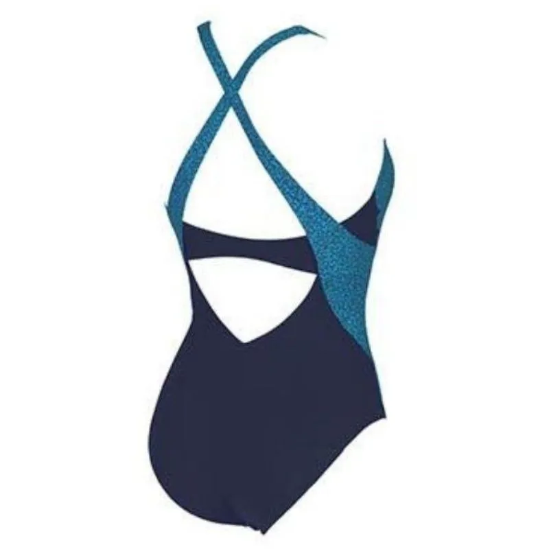 WOMEN'S CLIO CRADLE BACK ONE PIECE - NAVY