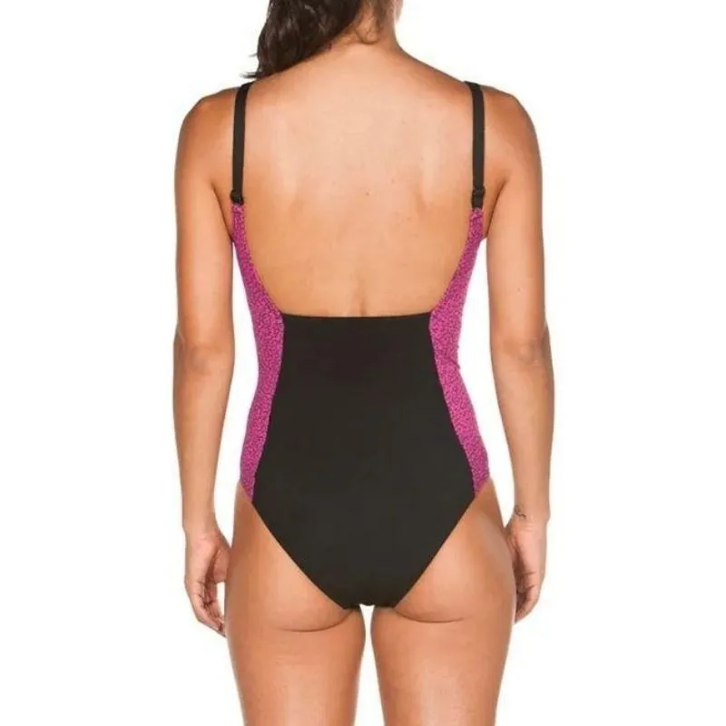 WOMEN'S CLIO SQUARED BACK ONE PIECE - BLACK