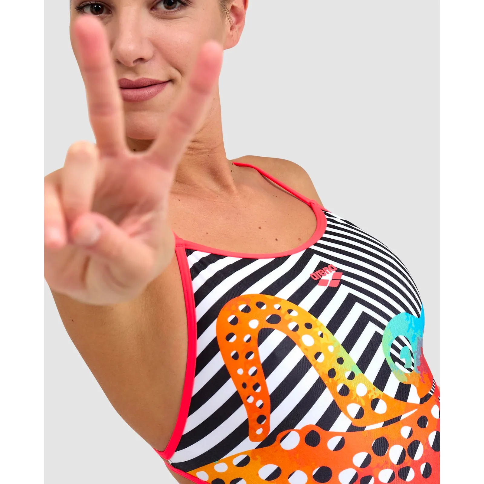 WOMEN'S CRAZY ARENA SWIMSUIT OCTOPUS