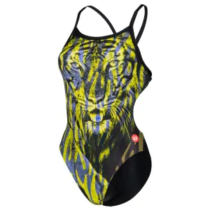 WOMEN'S CRAZY ARENA SWIMSUIT TIGER PRINT