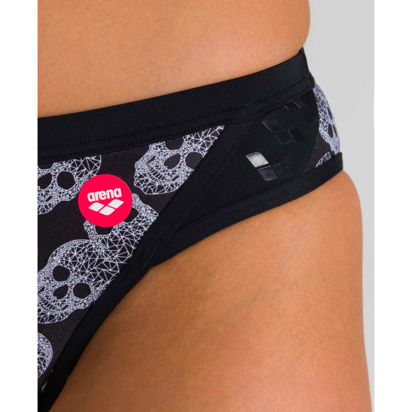 WOMEN'S CRAZY POP SKULLS BIKINI - BLACK/MULTI