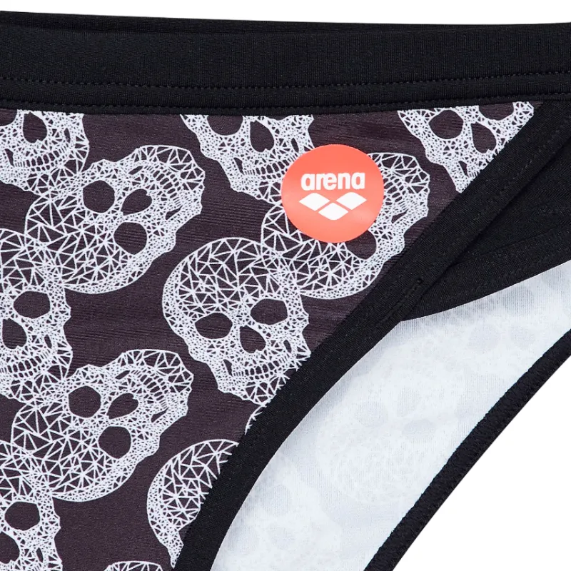 WOMEN'S CRAZY POP SKULLS BIKINI - BLACK/MULTI
