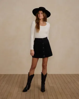 Women's Denver Mini Skirt | Washed Black