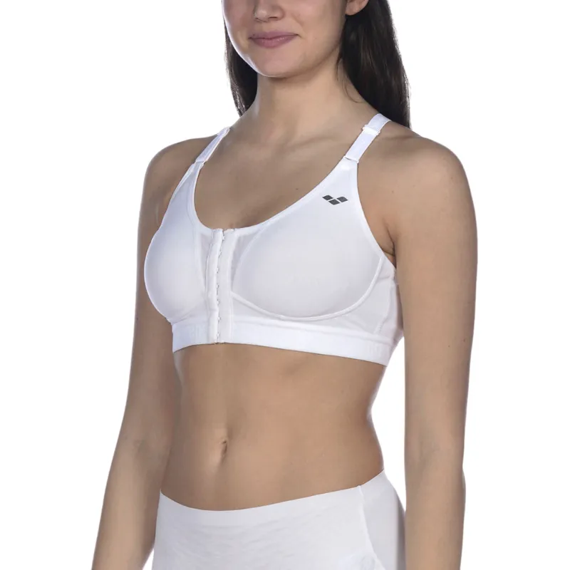 WOMEN'S FLORA SPORTS BRA - WHITE
