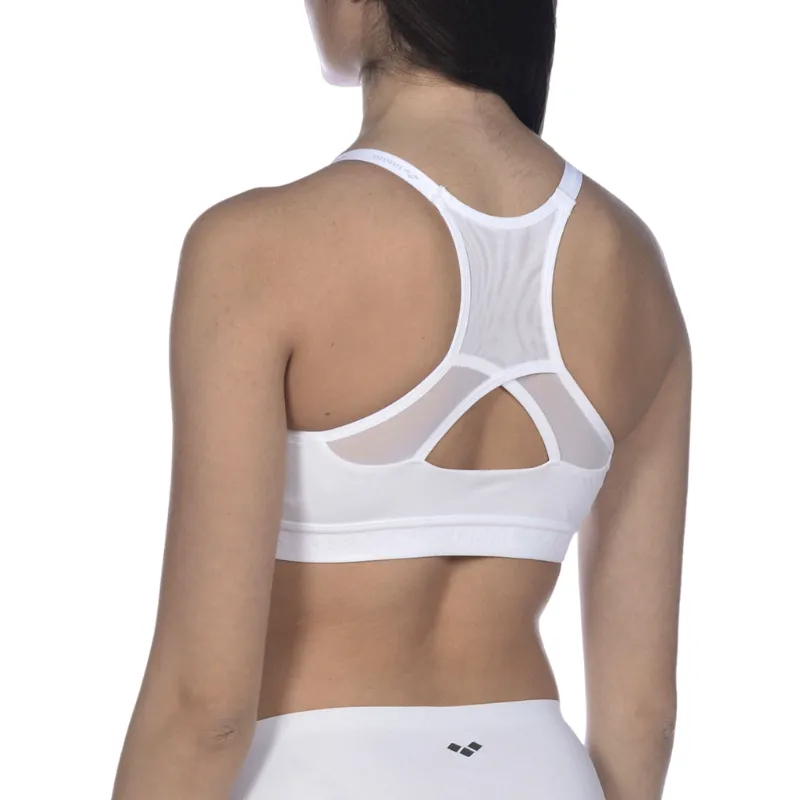 WOMEN'S FLORA SPORTS BRA - WHITE