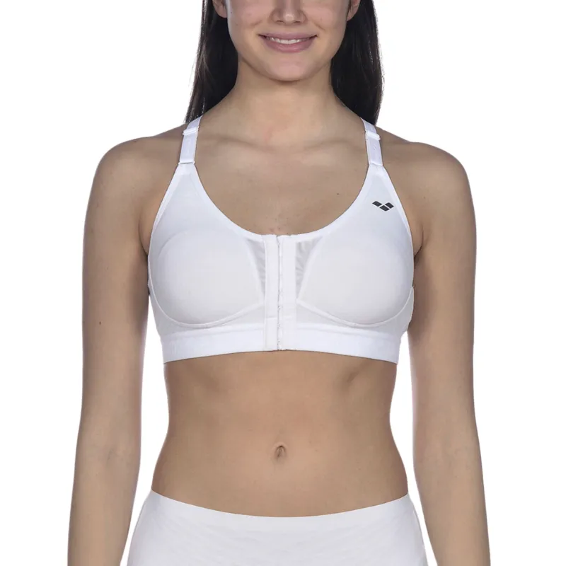 WOMEN'S FLORA SPORTS BRA - WHITE