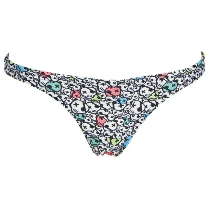 WOMEN'S FREE BRIEF BIKINI BOTTOM - WHITE/MULTI
