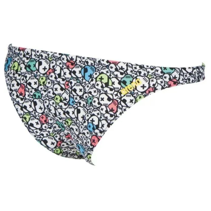 WOMEN'S FREE BRIEF BIKINI BOTTOM - WHITE/MULTI