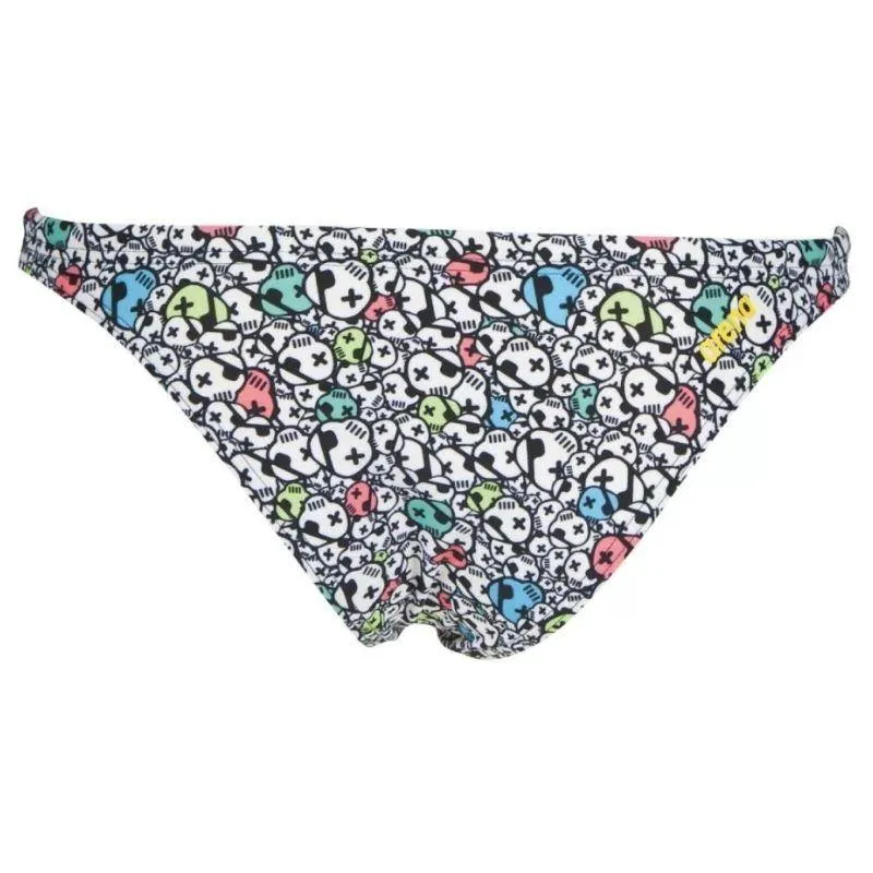 WOMEN'S FREE BRIEF BIKINI BOTTOM - WHITE/MULTI