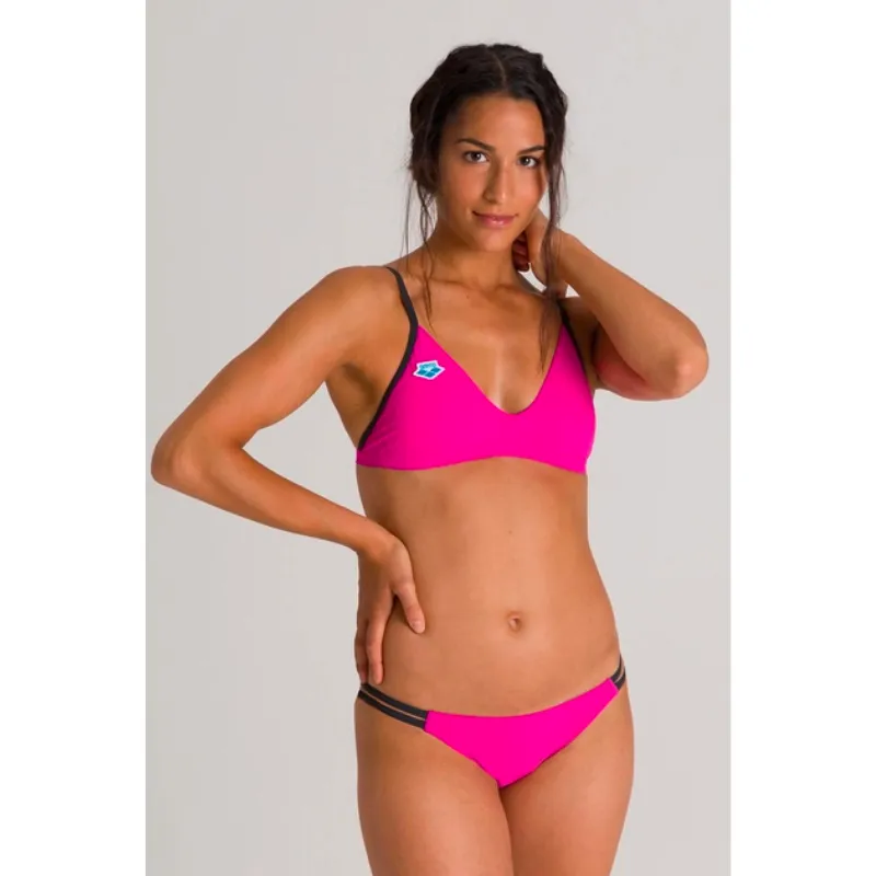 WOMEN'S ICONS TRIANGLE BIKINI - PINK FLAMBE