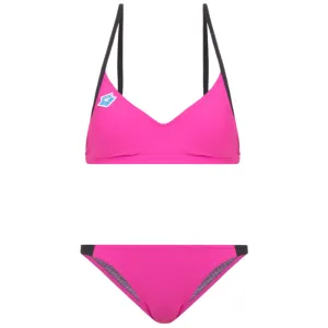 WOMEN'S ICONS TRIANGLE BIKINI - PINK FLAMBE