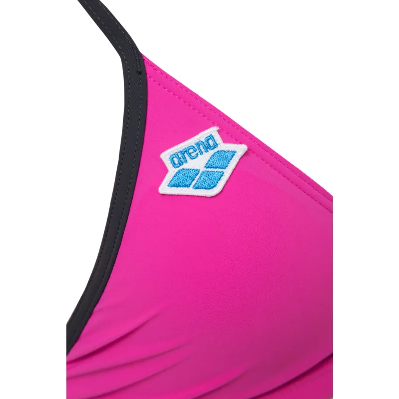 WOMEN'S ICONS TRIANGLE BIKINI - PINK FLAMBE