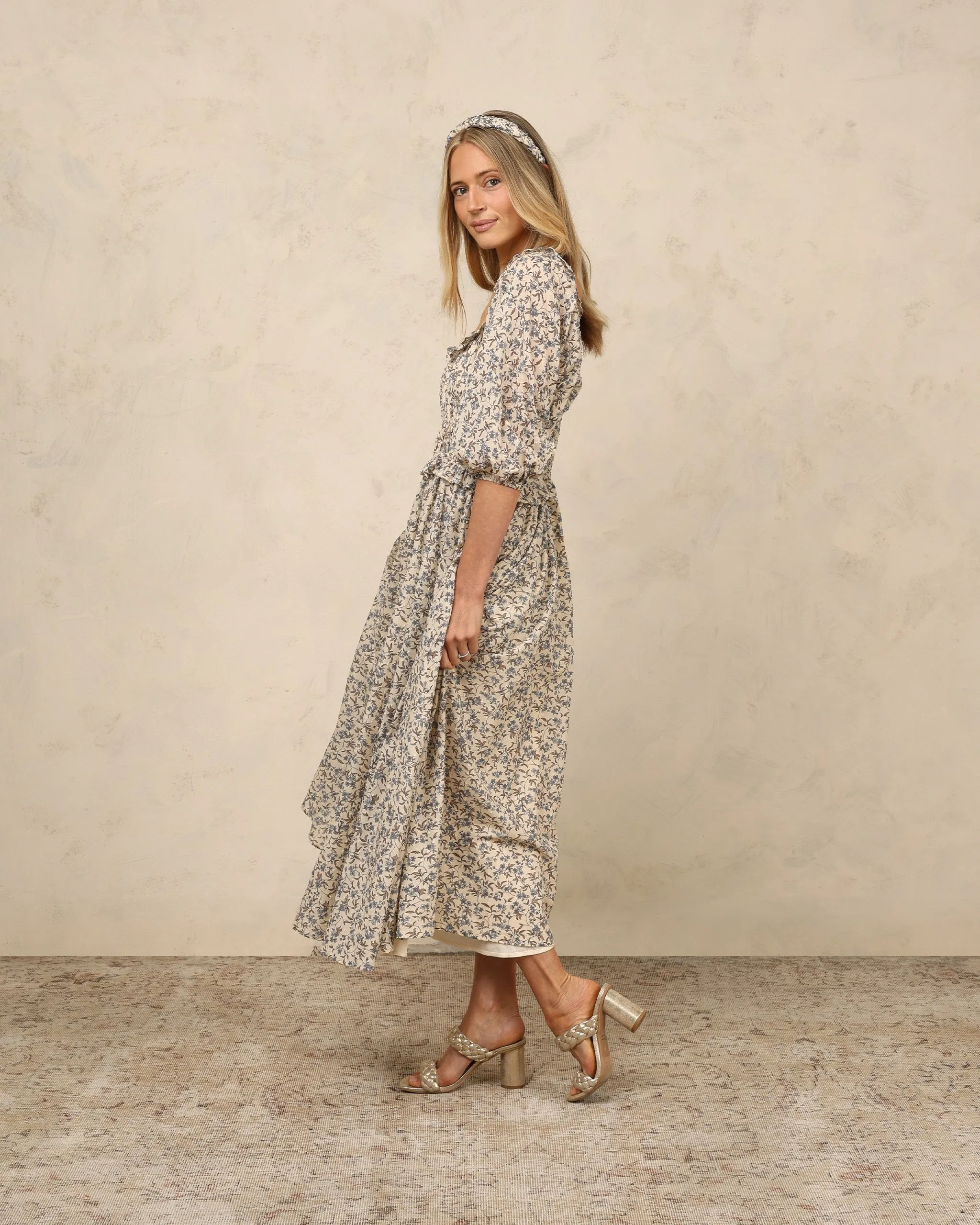 Women's Junie Dress | Vintage Blue Floral