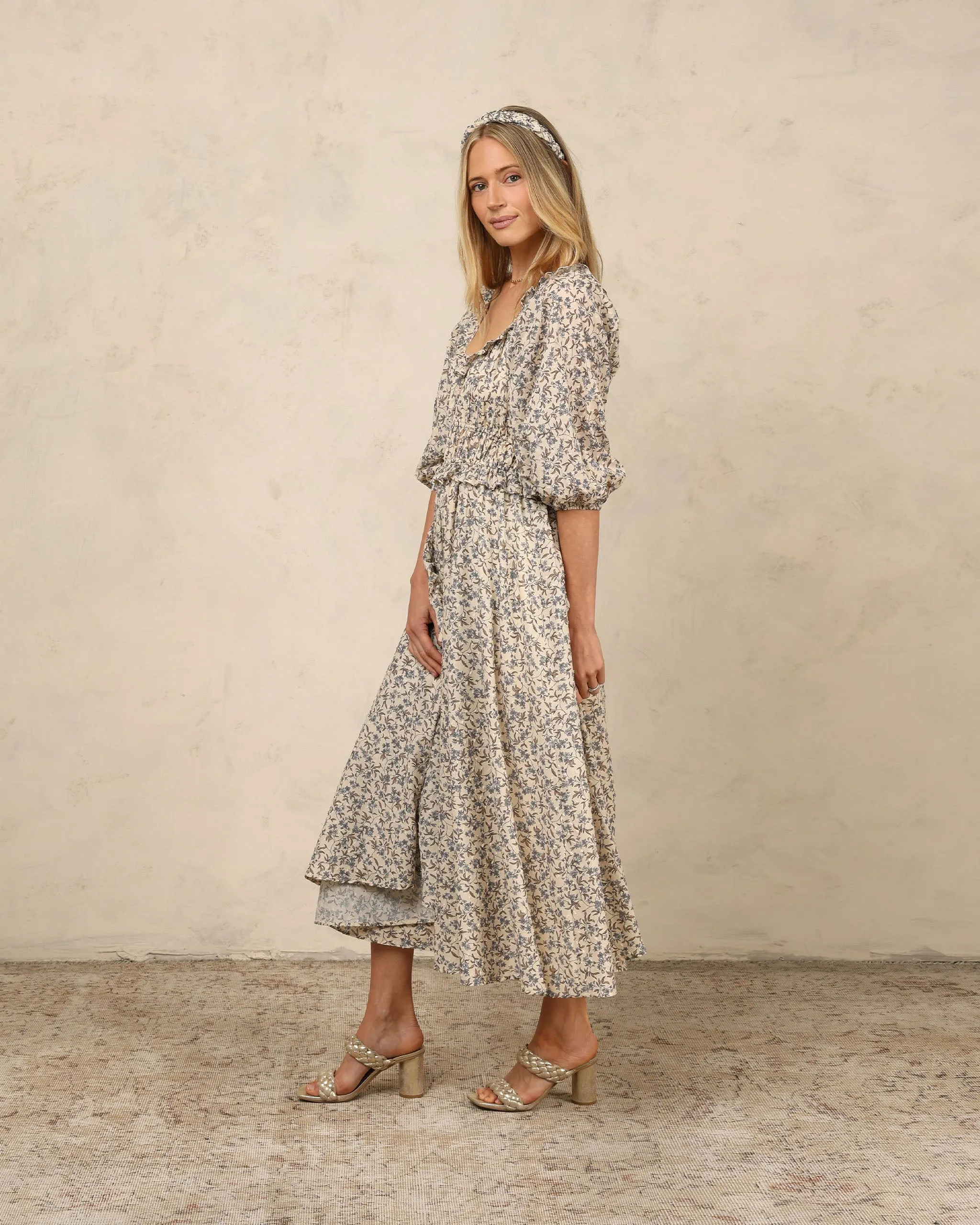 Women's Junie Dress | Vintage Blue Floral