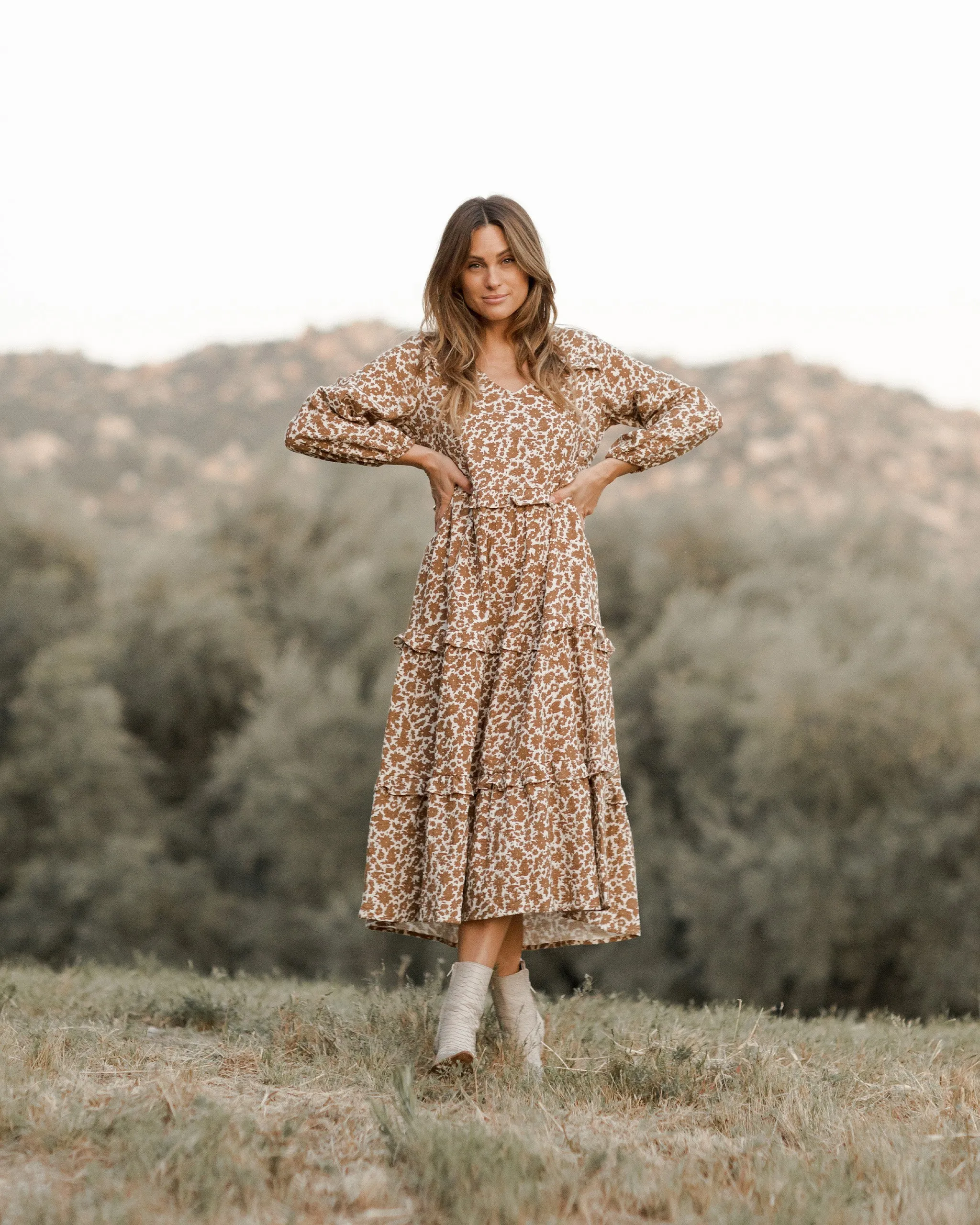 women's mabel dress || gold gardens