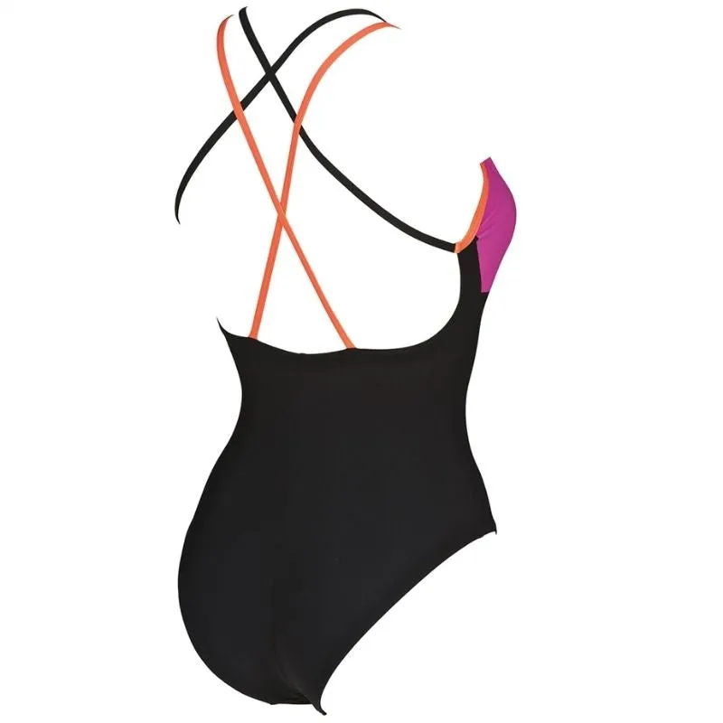 WOMEN'S MELISSA LIGHT CROSS ONE PIECE - BLACK