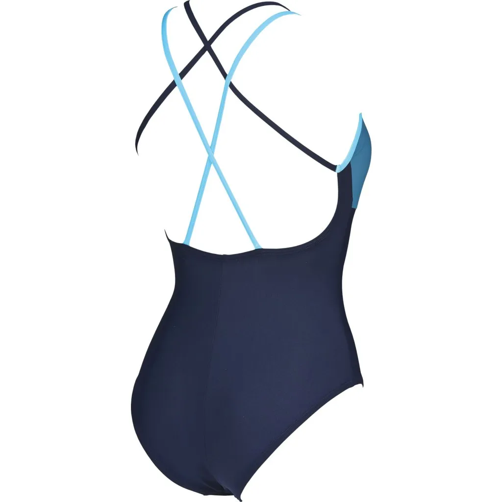 WOMEN'S MELISSA LIGHT CROSS ONE PIECE - NAVY