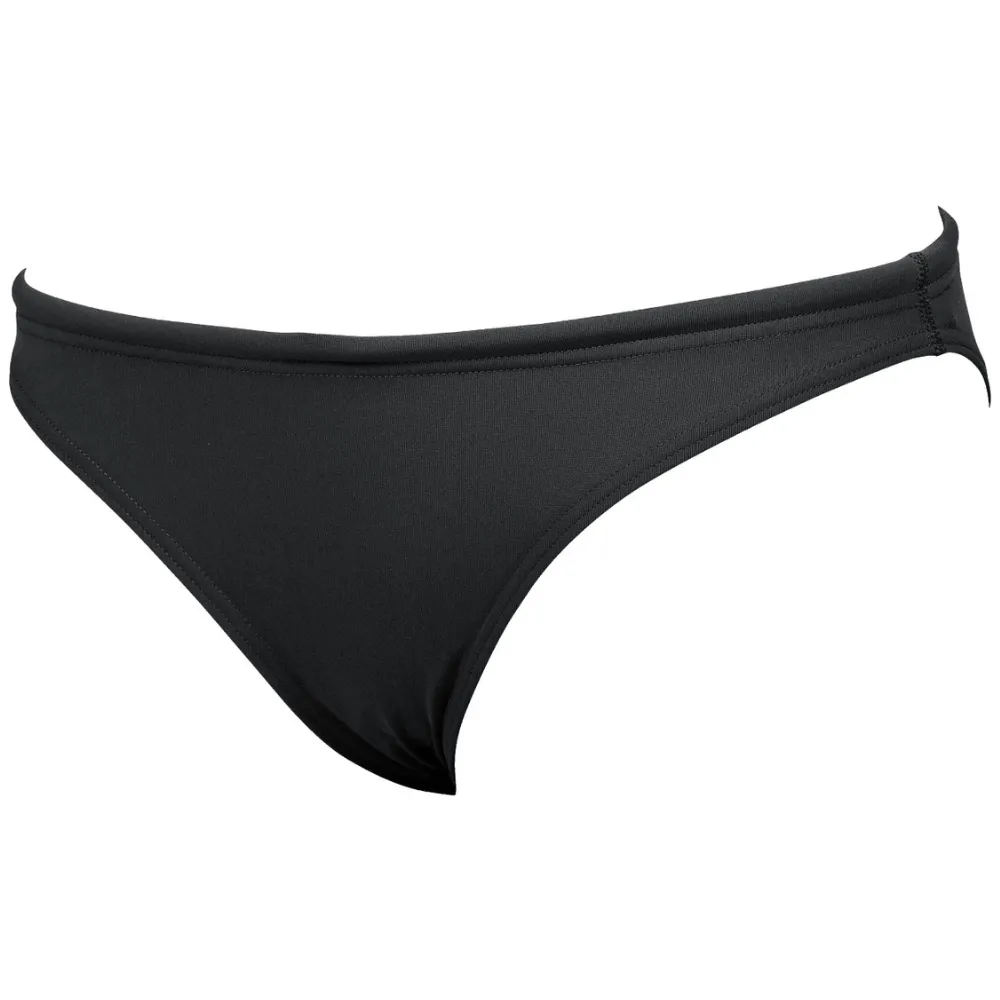 WOMEN'S REAL BRIEF BIKINI BOTTOM - BLACK/YELLOW STAR