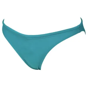 WOMEN'S REAL BRIEF BIKINI BOTTOM - PERSIAN GREEN/YELLOW STAR
