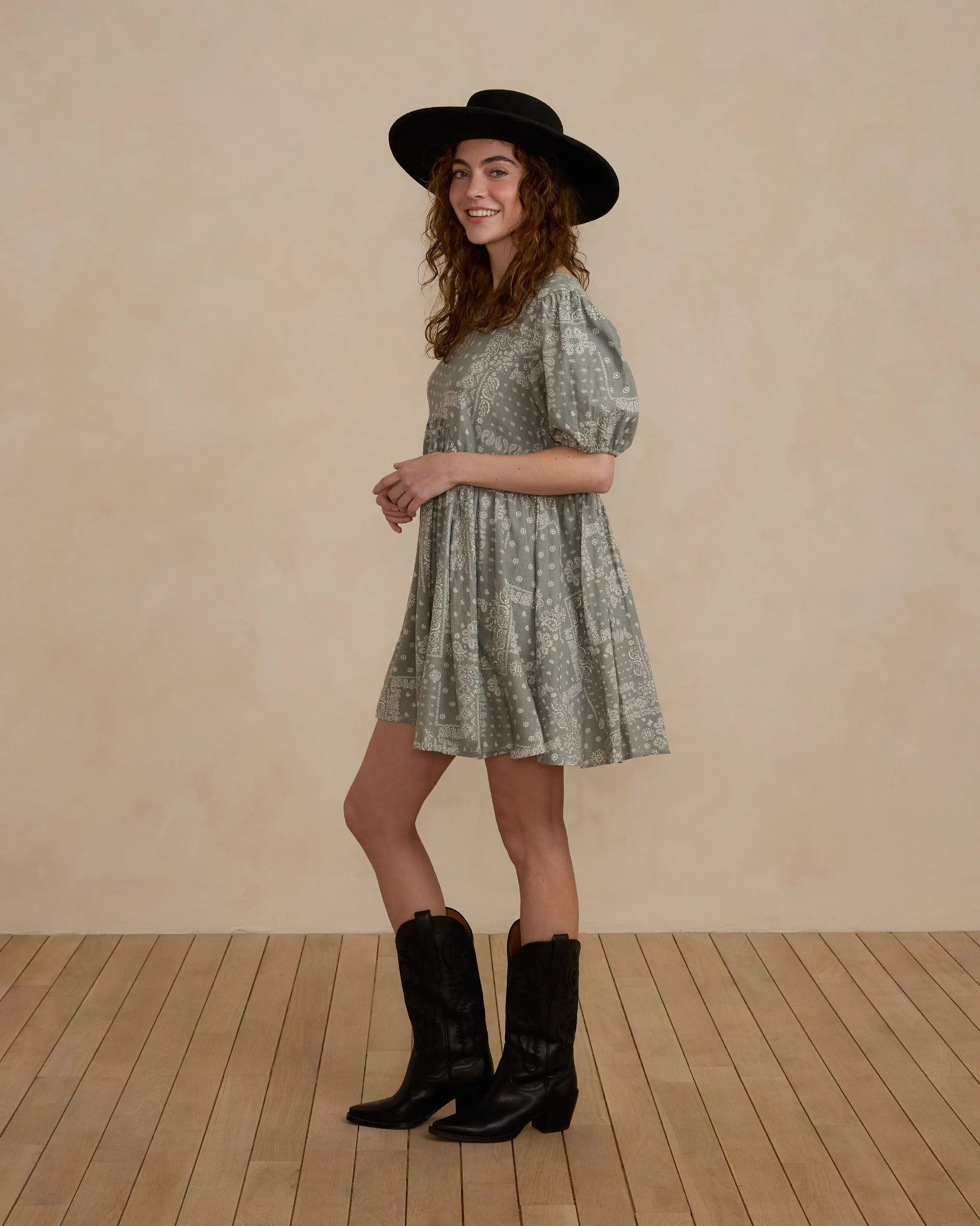 Women's Rose Dress | Laurel Bandana.