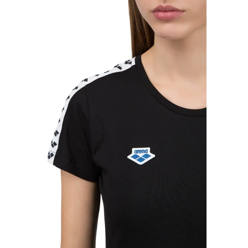 WOMEN'S T-SHIRT TEAM - BLACK/WHITE/BLACK