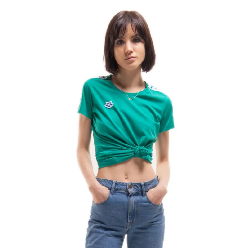 WOMEN'S T-SHIRT TEAM - EVERGREEN/WHITE/EVERGREEN