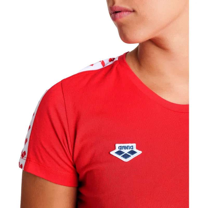 WOMEN'S T-SHIRT TEAM - RED/WHITE/RED