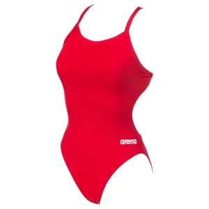 WOMEN'S TEAM SWIMSUIT CHALLENGE SOLID - RED