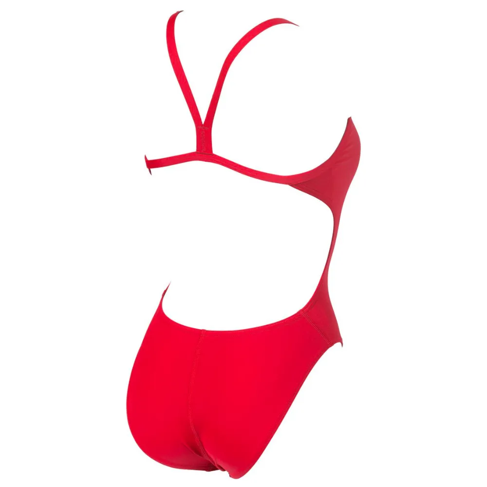 WOMEN'S TEAM SWIMSUIT CHALLENGE SOLID - RED