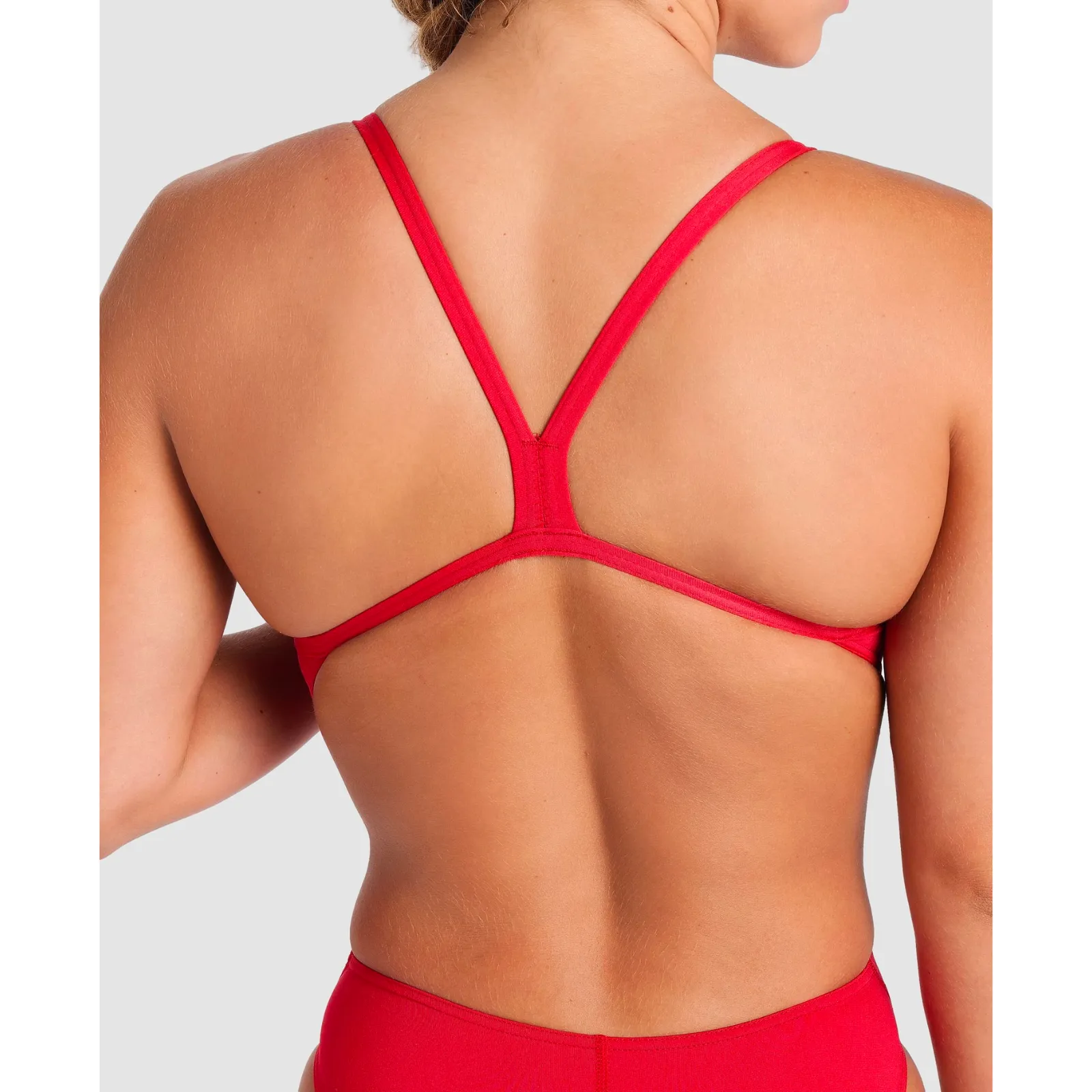 WOMEN'S TEAM SWIMSUIT CHALLENGE SOLID - RED