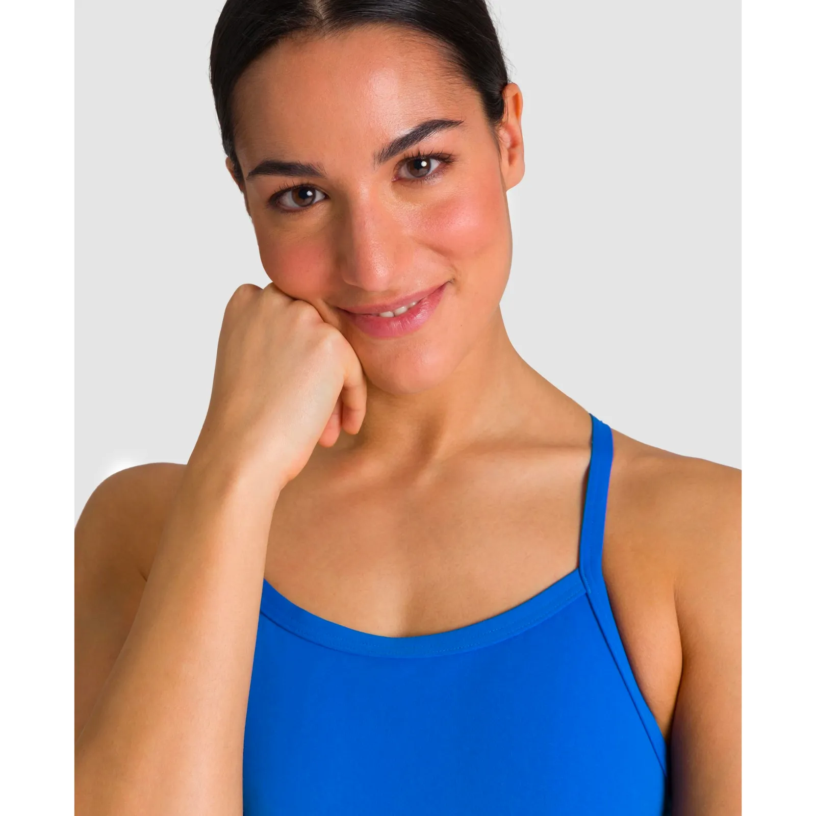 WOMEN'S TEAM SWIMSUIT CHALLENGE SOLID - ROYAL