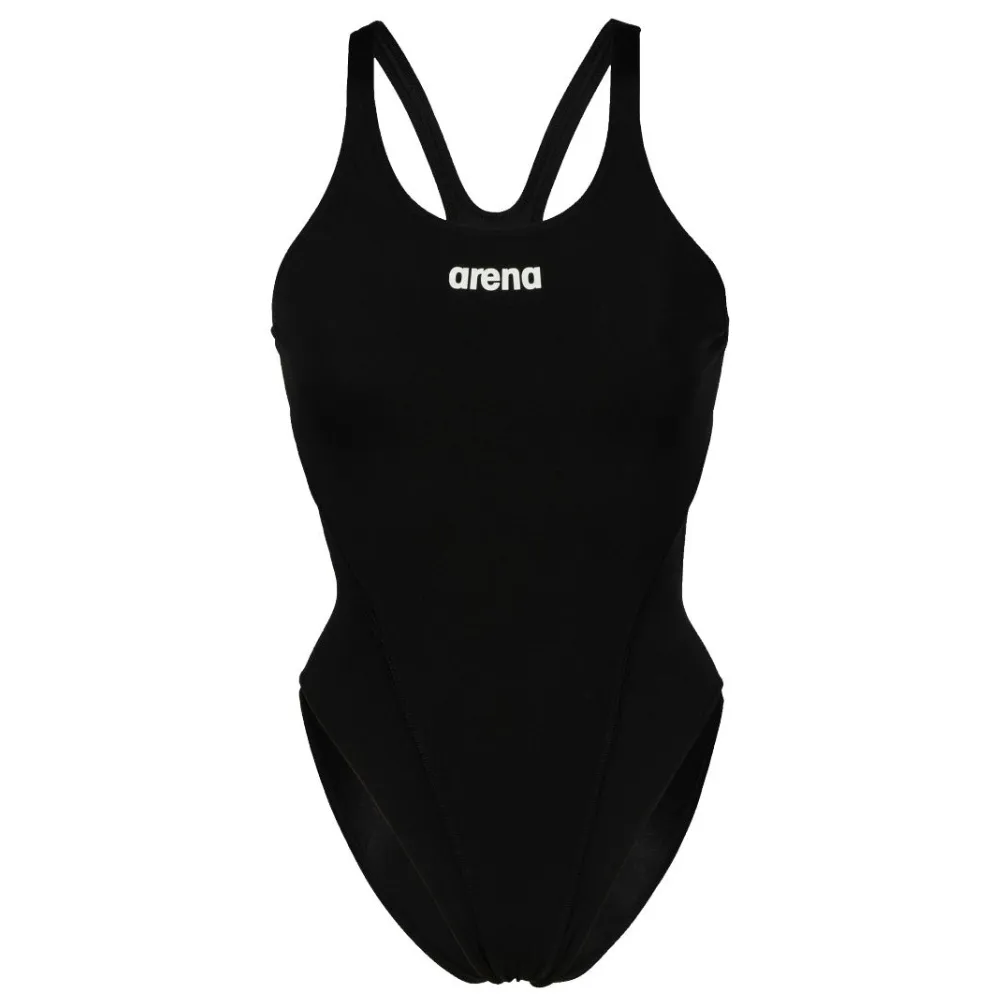 WOMEN'S TEAM SWIMSUIT SWIM TECH SOLID - BLACK