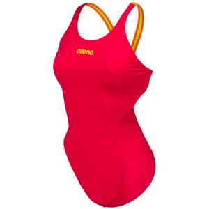 WOMEN'S TEAM SWIMSUIT SWIM TECH SOLID - FREAK ROSE/SOFT GREEN