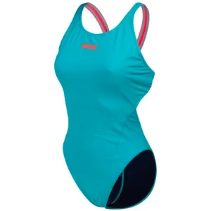 WOMEN'S TEAM SWIMSUIT SWIM TECH SOLID - MARTINICA/FLOREALE