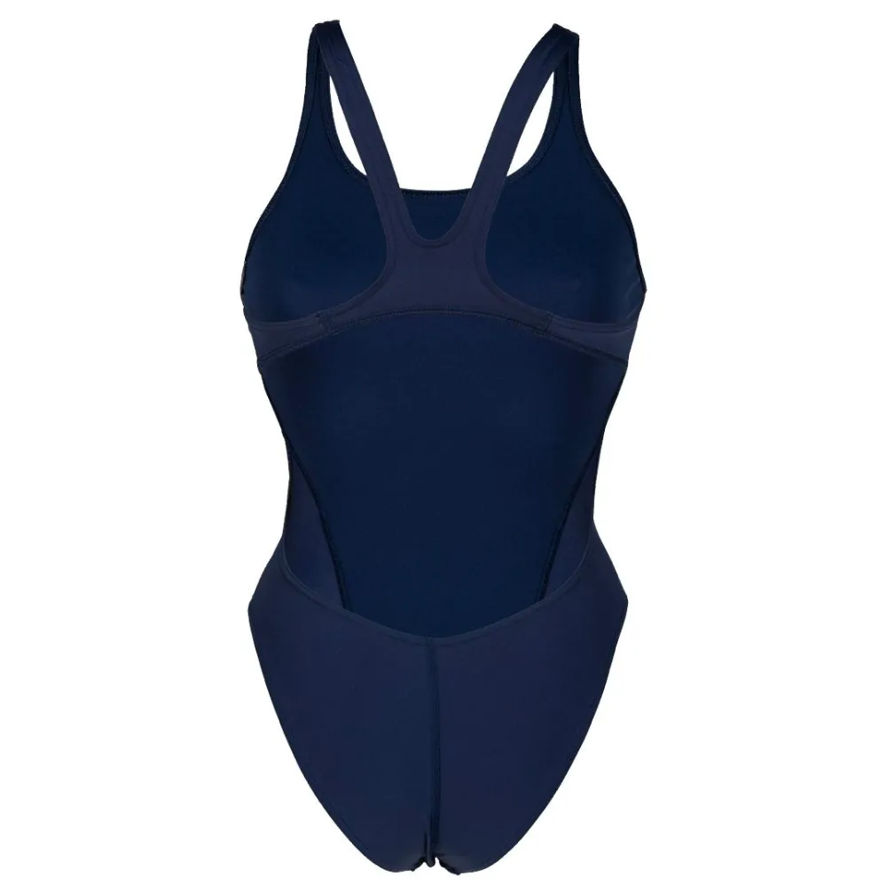 WOMEN'S TEAM SWIMSUIT SWIM TECH SOLID - NAVY