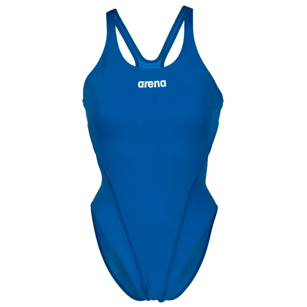 WOMEN'S TEAM SWIMSUIT SWIM TECH SOLID - ROYAL