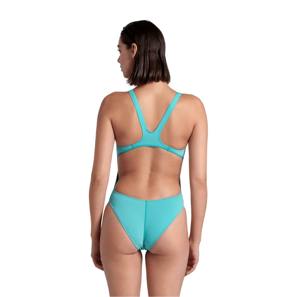 WOMEN'S TEAM SWIMSUIT SWIM TECH SOLID - WATER