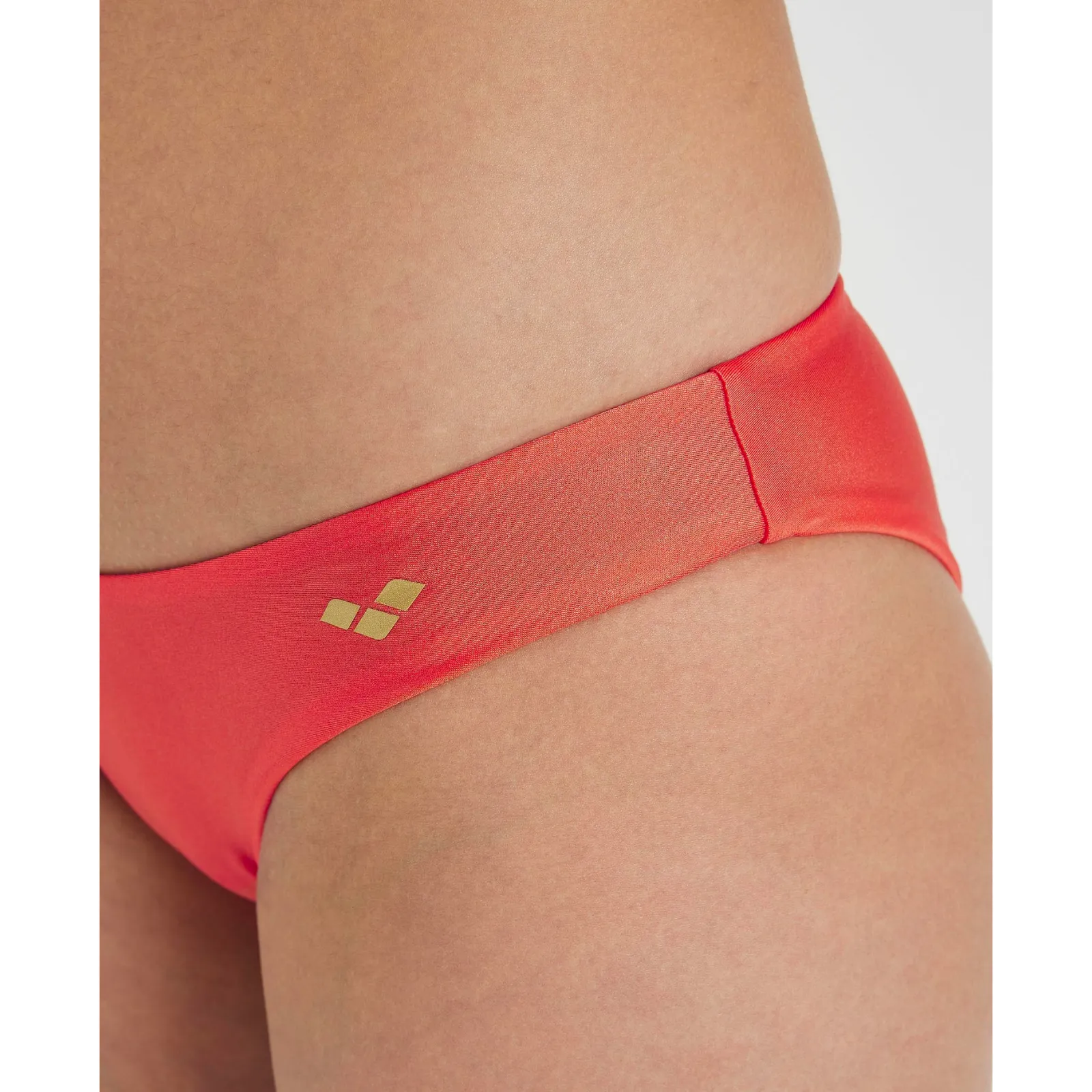 WOMEN'S TRIANGLE BIKINI SOLID - CORAL