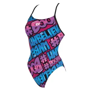 WOMEN'S UNBELIEVABLE ONE-PIECE SWIMSUIT - BLACK