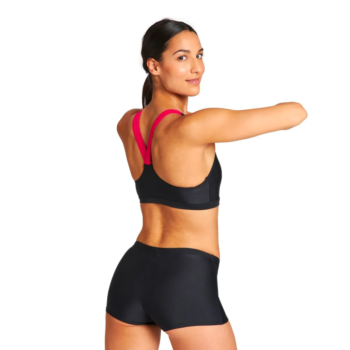 WOMEN'S VIBRANCY TWO PIECES - BLACK/FREAK ROSE