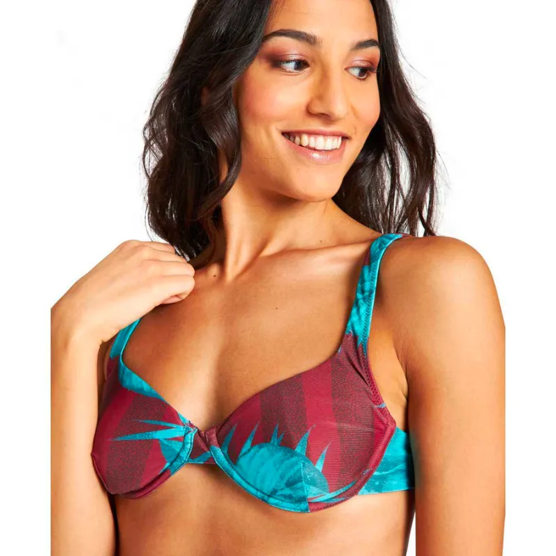 WOMEN'S WIRE BIKINI ALLOVER - BURNED RED/MULTI